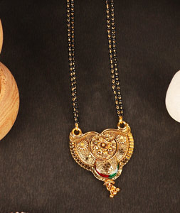 Golden Alloy Mangalsutra 227456