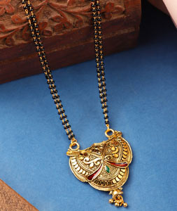 Black Alloy Mangalsutra 227458