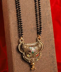 Black Alloy Mangalsutra 227459