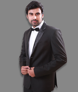 Black Wool Tuxedos Suit 128033