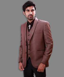 Brown Imported Designer Suit 128064